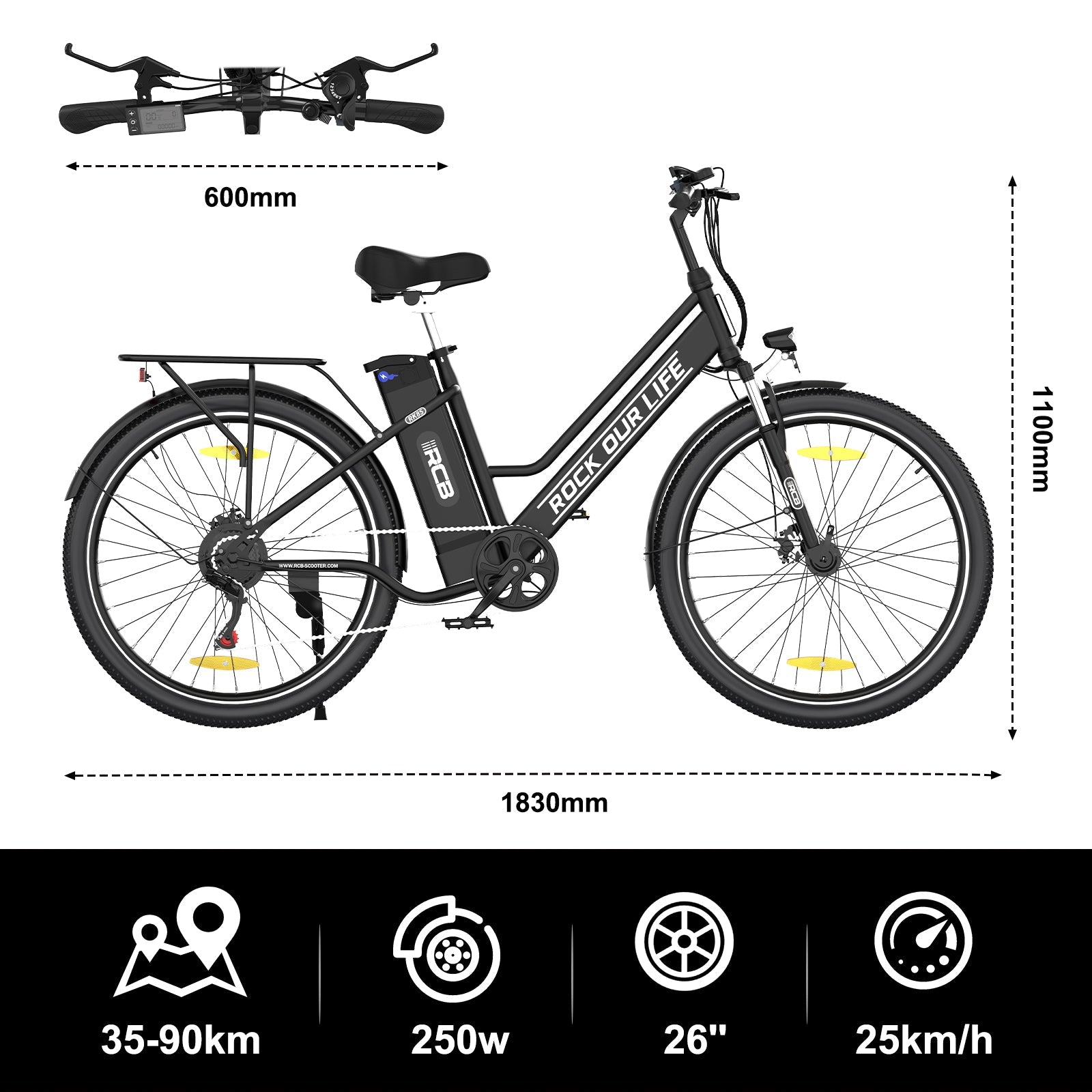 RCB RK8S Electric Bike for Adults(RCB E BIKE)