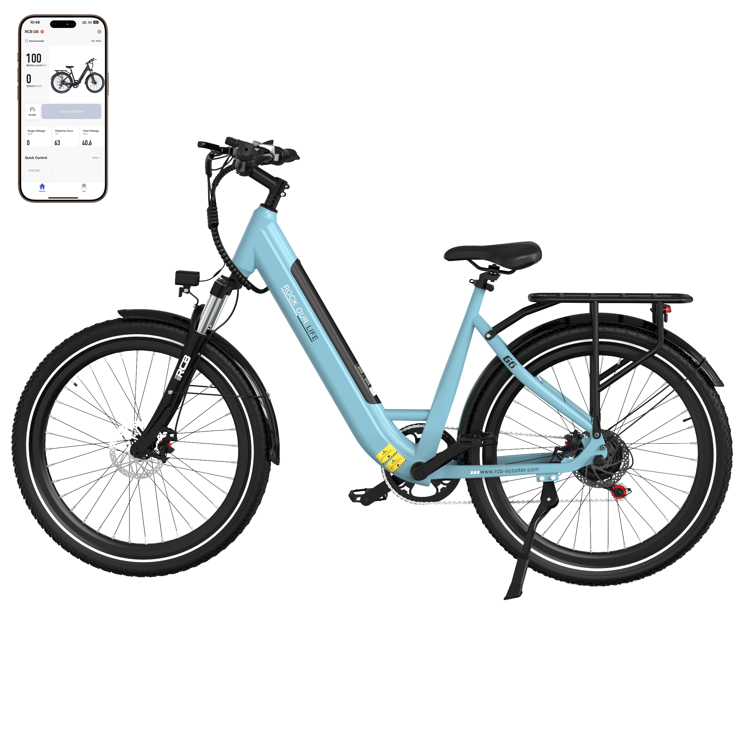 RCB G6 Electric Bike for Adults(RCB APP E BIKE)