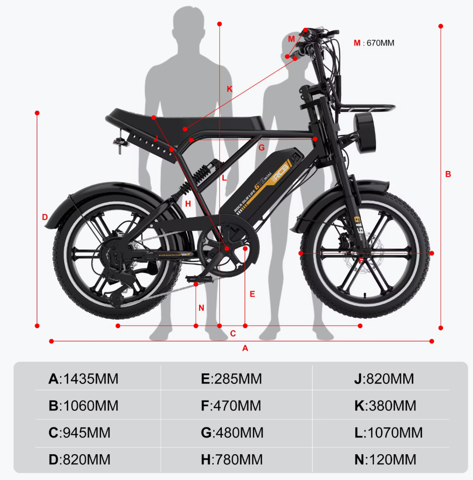 RCB G19 mini Electric Bike for Adults(RCB APP E BIKE)
