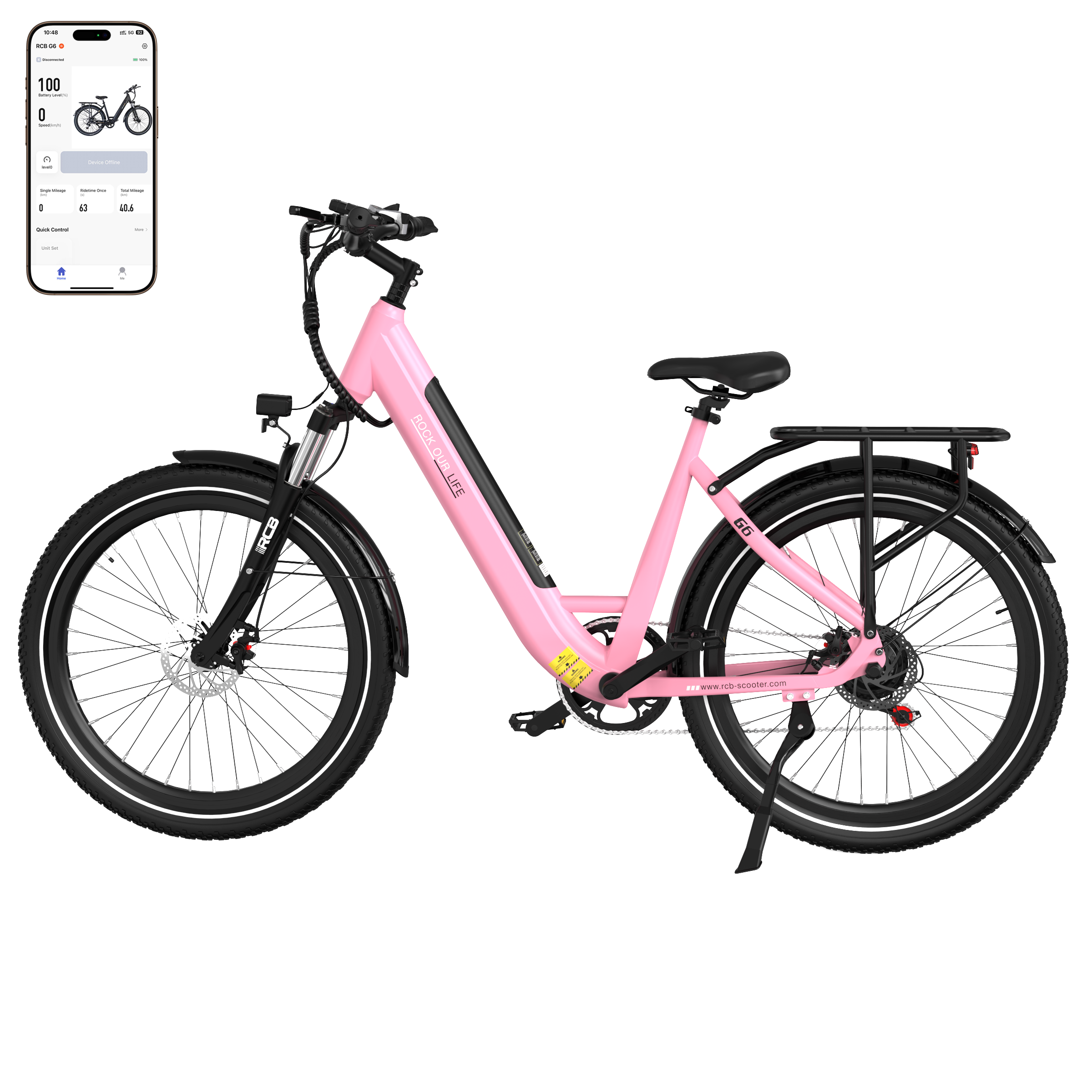 RCB G6 Electric Bike for Adults(RCB APP E BIKE)