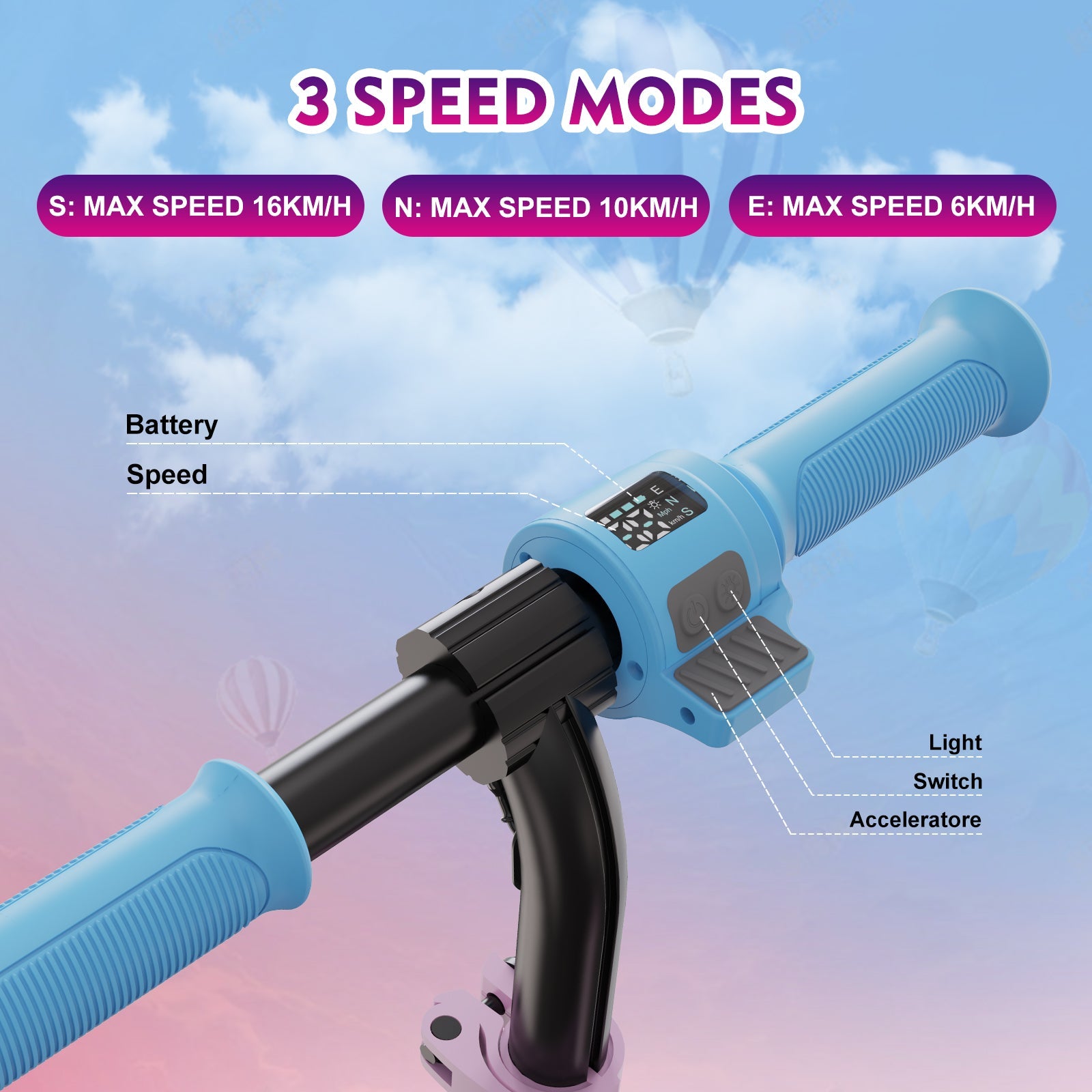 RCB R11 Electric Scooter for Kids 6-12
