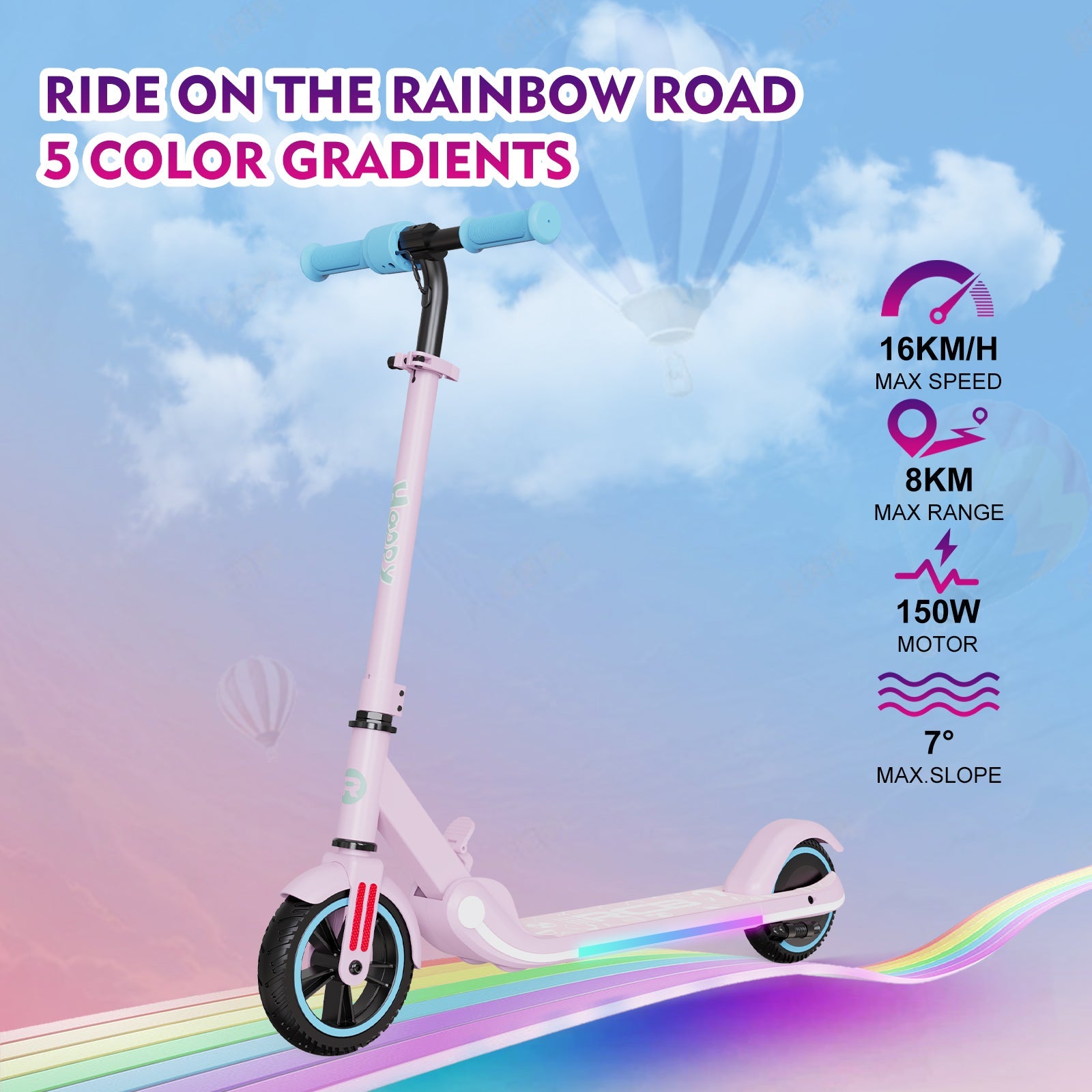 RCB R11 Electric Scooter for Kids 6-12