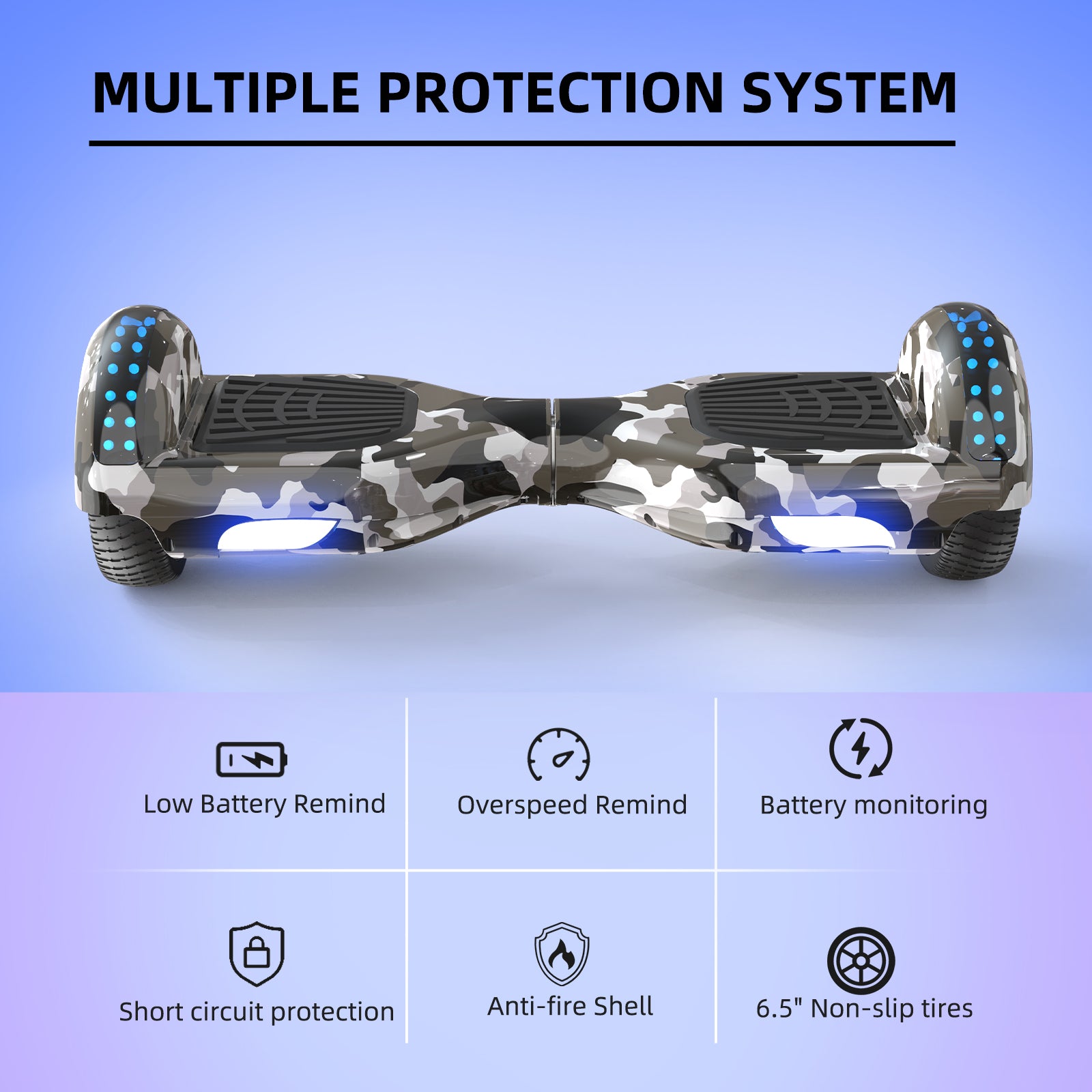 RCB JD6 Hoverboards 6.5 Inch Skateboard Children