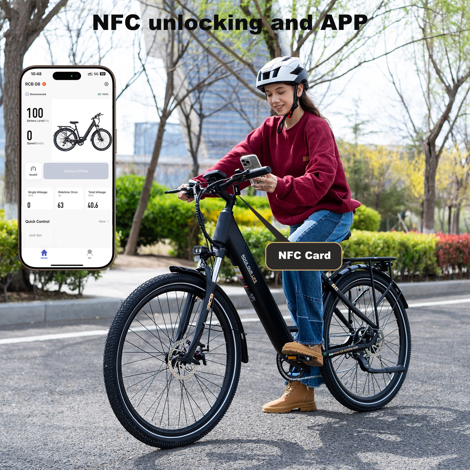RCB G6 Electric Bike for Adults(RCB APP E BIKE)