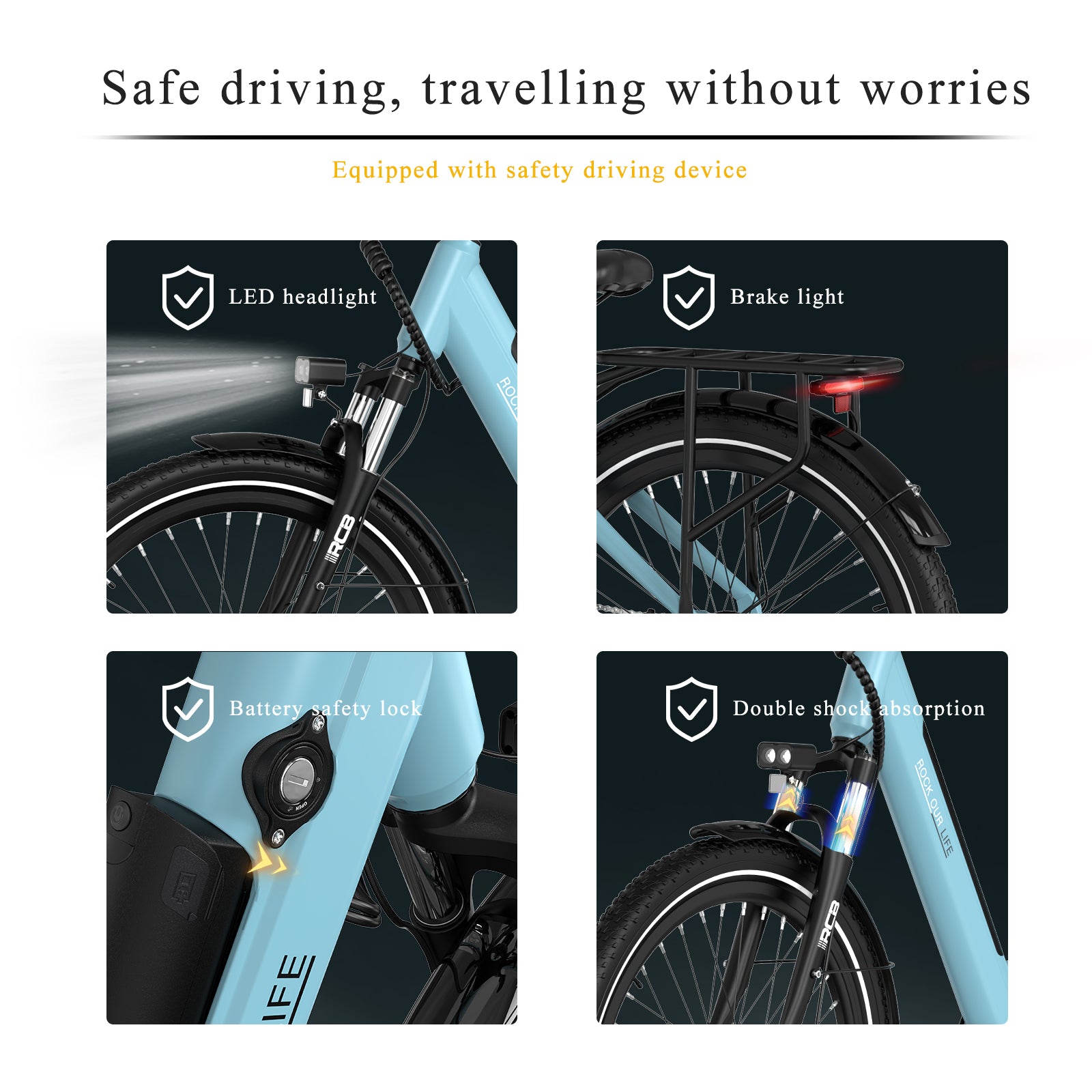 RCB G6 Electric Bike for Adults(RCB APP E BIKE)