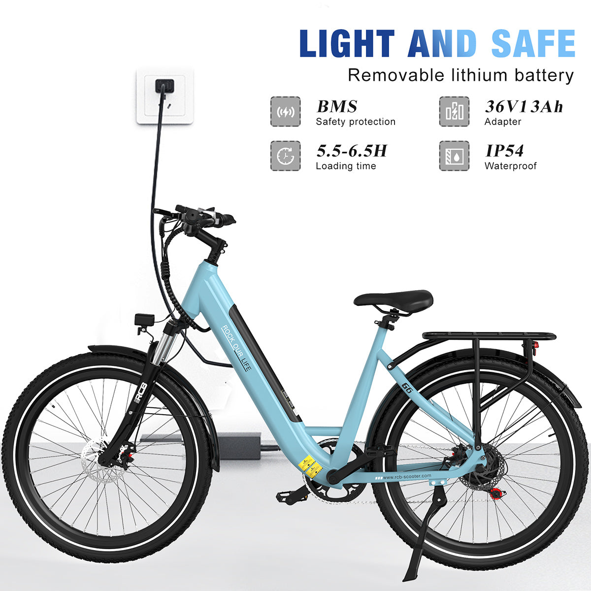 RCB G6 Electric Bike for Adults(RCB APP E BIKE)