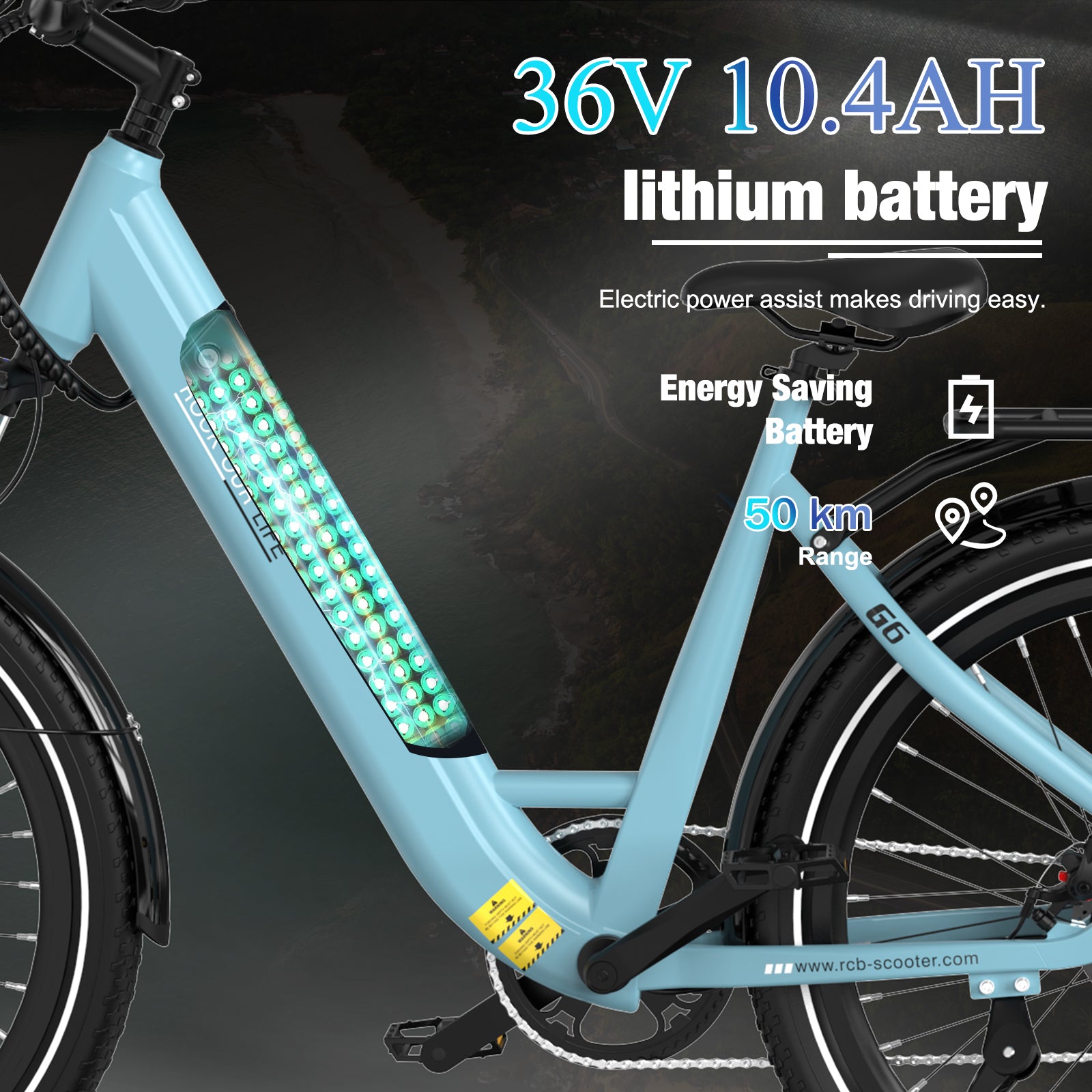 RCB G6 Electric Bike for Adults(RCB APP E BIKE)