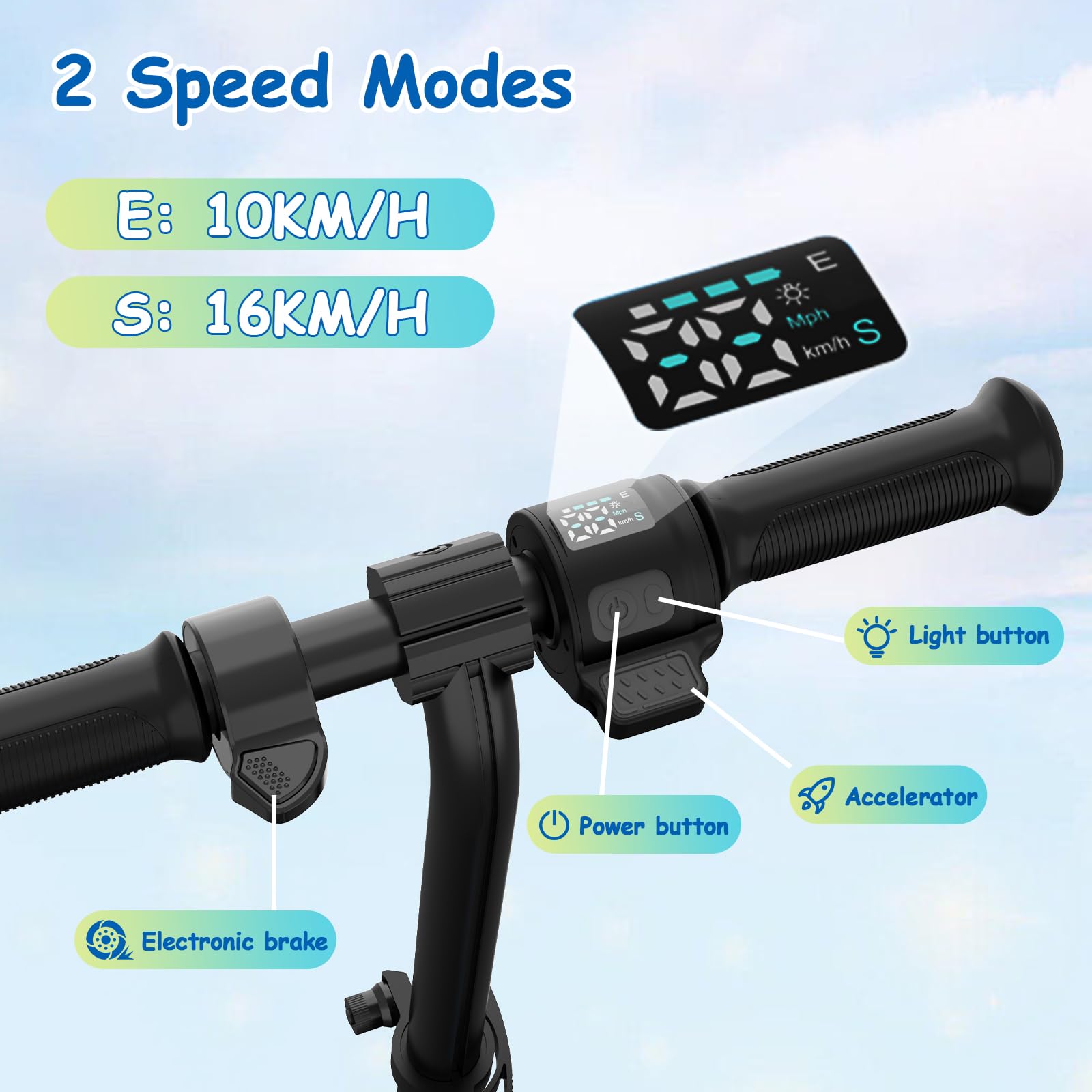 RCB R11 Electric Scooter for Kids 6-12