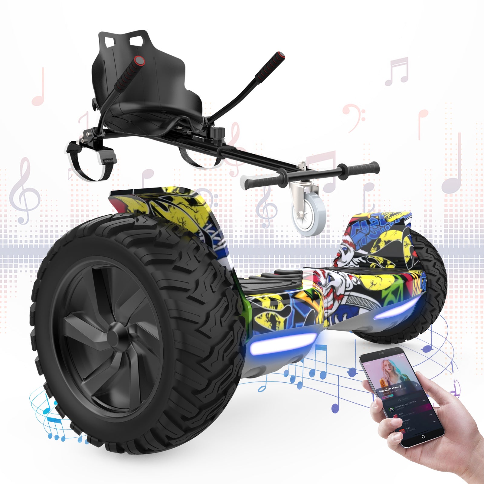 RCB HM6 Hoverboard + KT