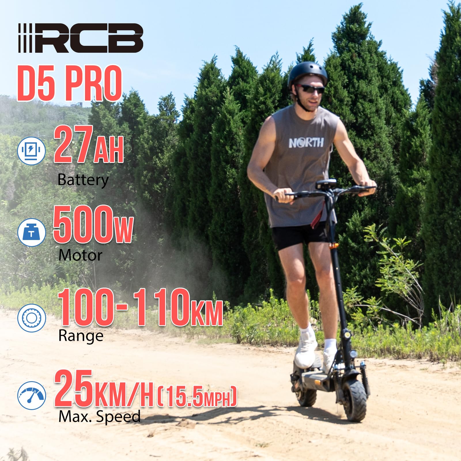 RCB D5 PRO Electric Scooter