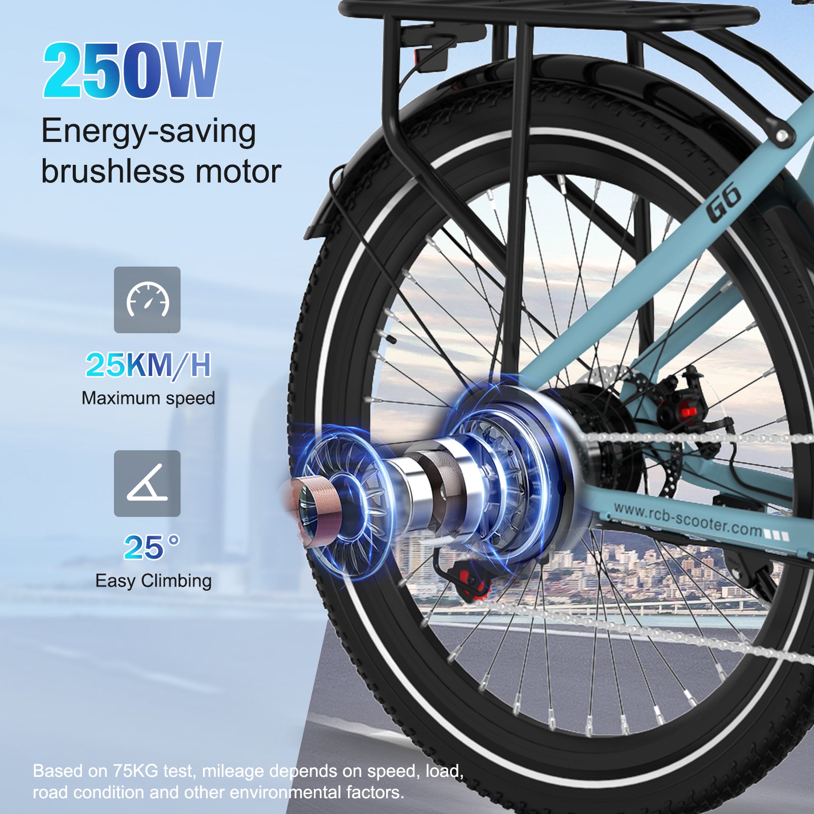 RCB G6 Electric Bike for Adults(RCB APP E BIKE)