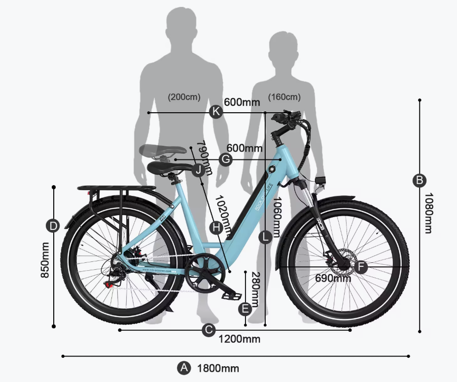 RCB G6 Electric Bike for Adults(RCB APP E BIKE)