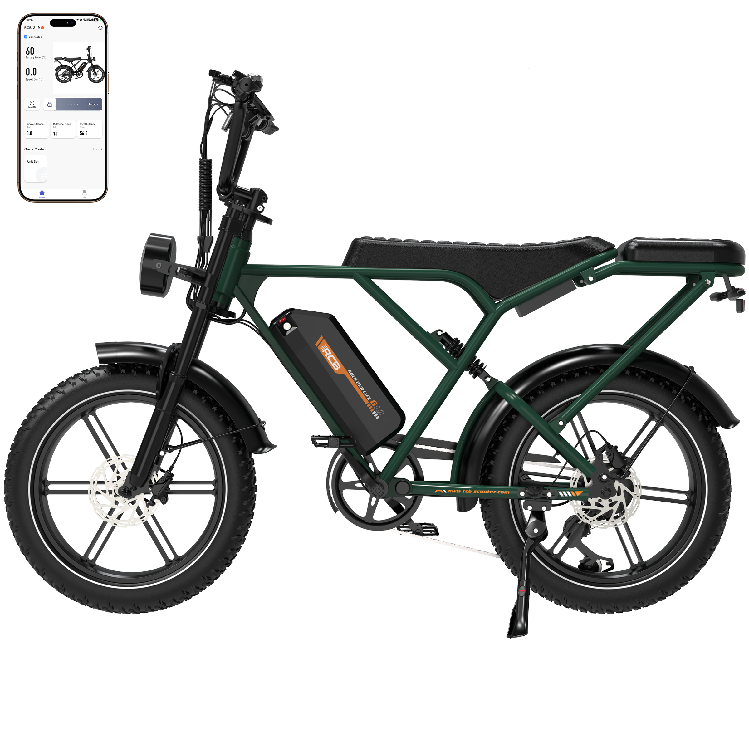 RCB G19 Electric Bike for Adults(RCB APP E BIKE)