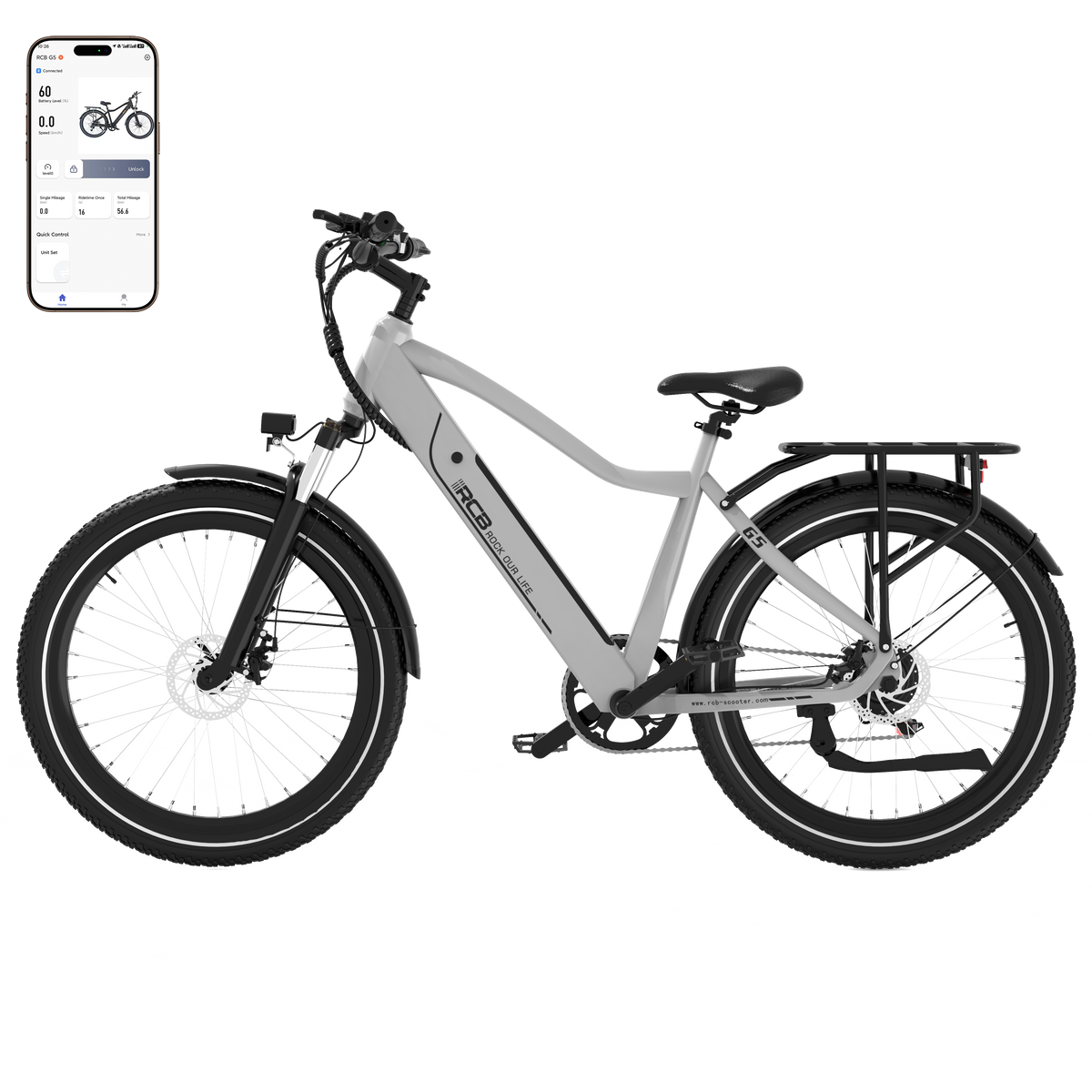 Electric Rlcb RCB G5 Electric Bike for Adults(RCB APP E BIKE)