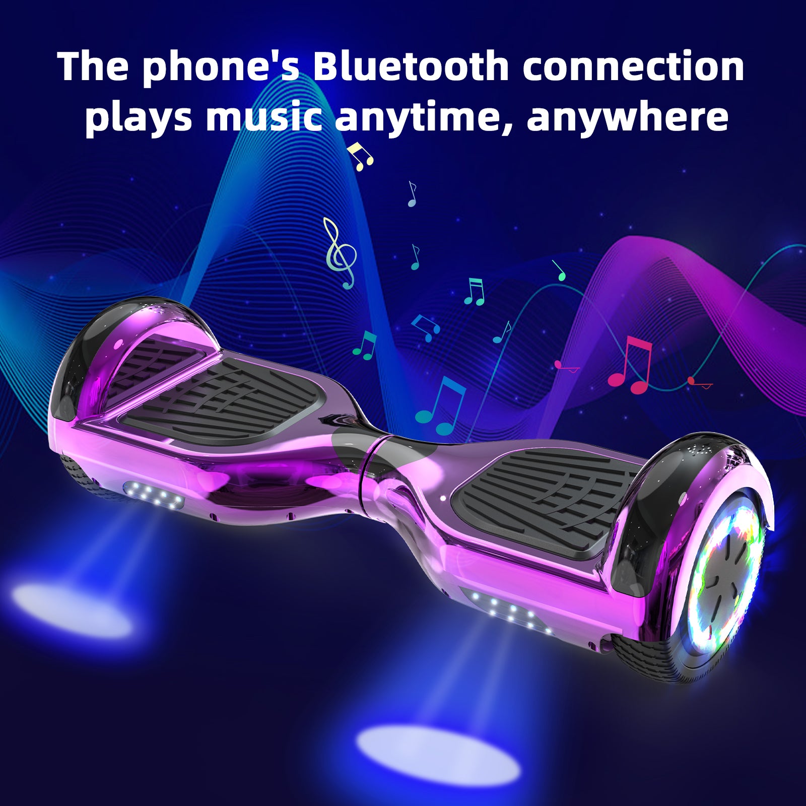 RCB JD6 Hoverboards 6.5 Inch Skateboard Children（Comes with five-color LED lights）