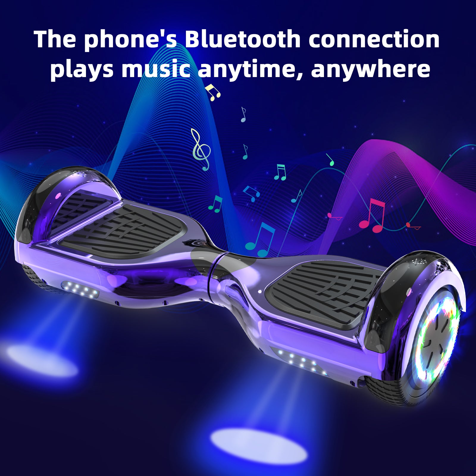 RCB JD6 Hoverboards 6.5 Inch Skateboard Children（Comes with five-color LED lights）