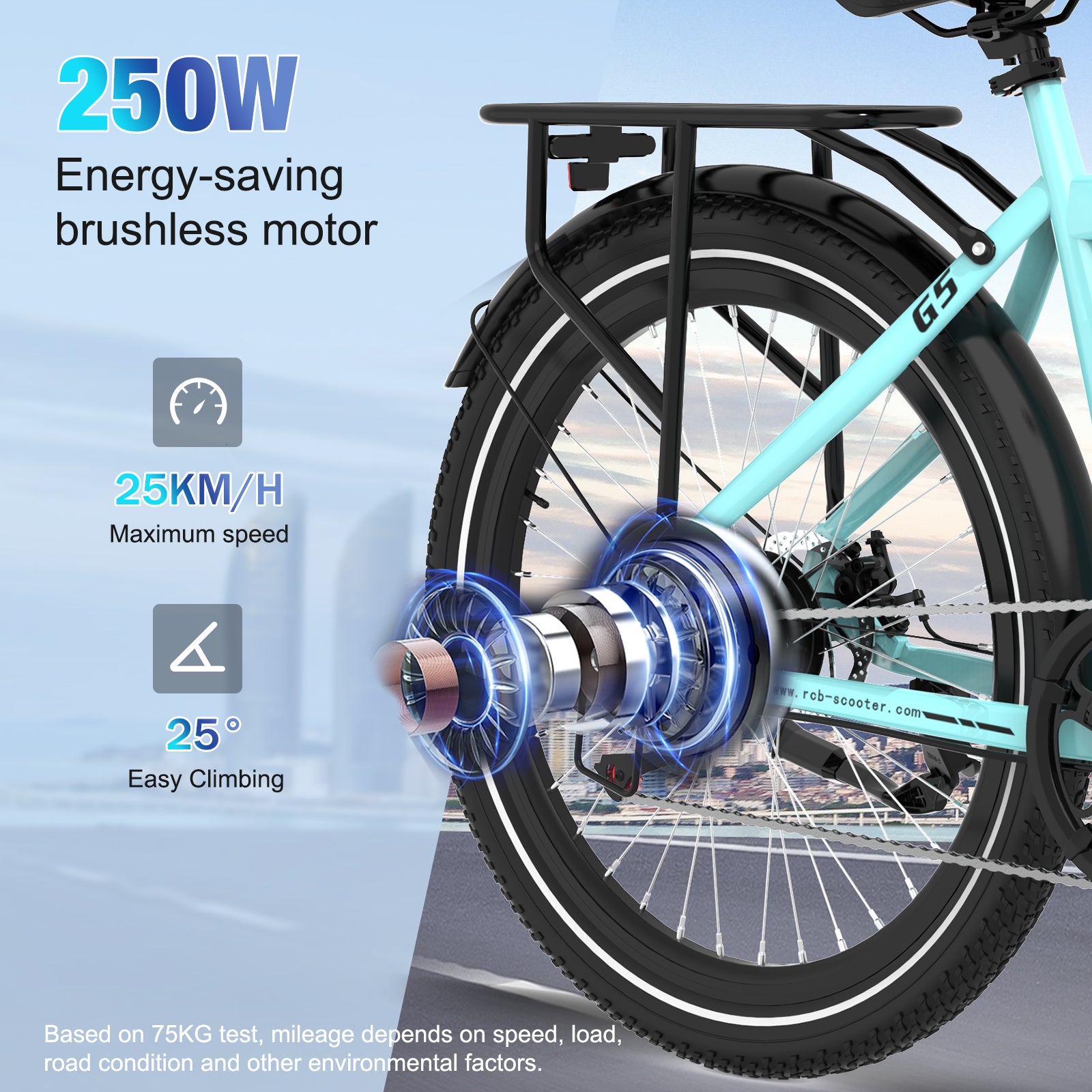 RCB G5 Electric Bike for Adults(RCB APP E BIKE)