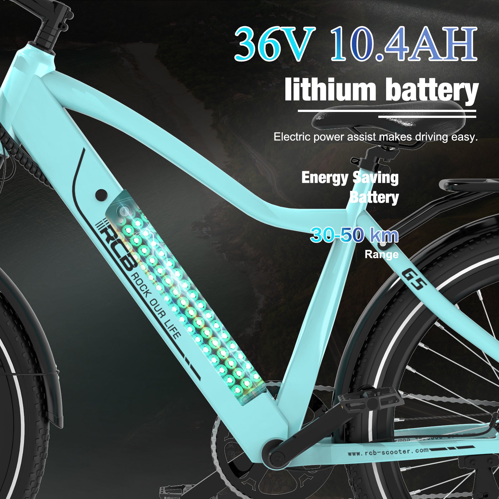 RCB G5 Electric Bike for Adults(RCB APP E BIKE)