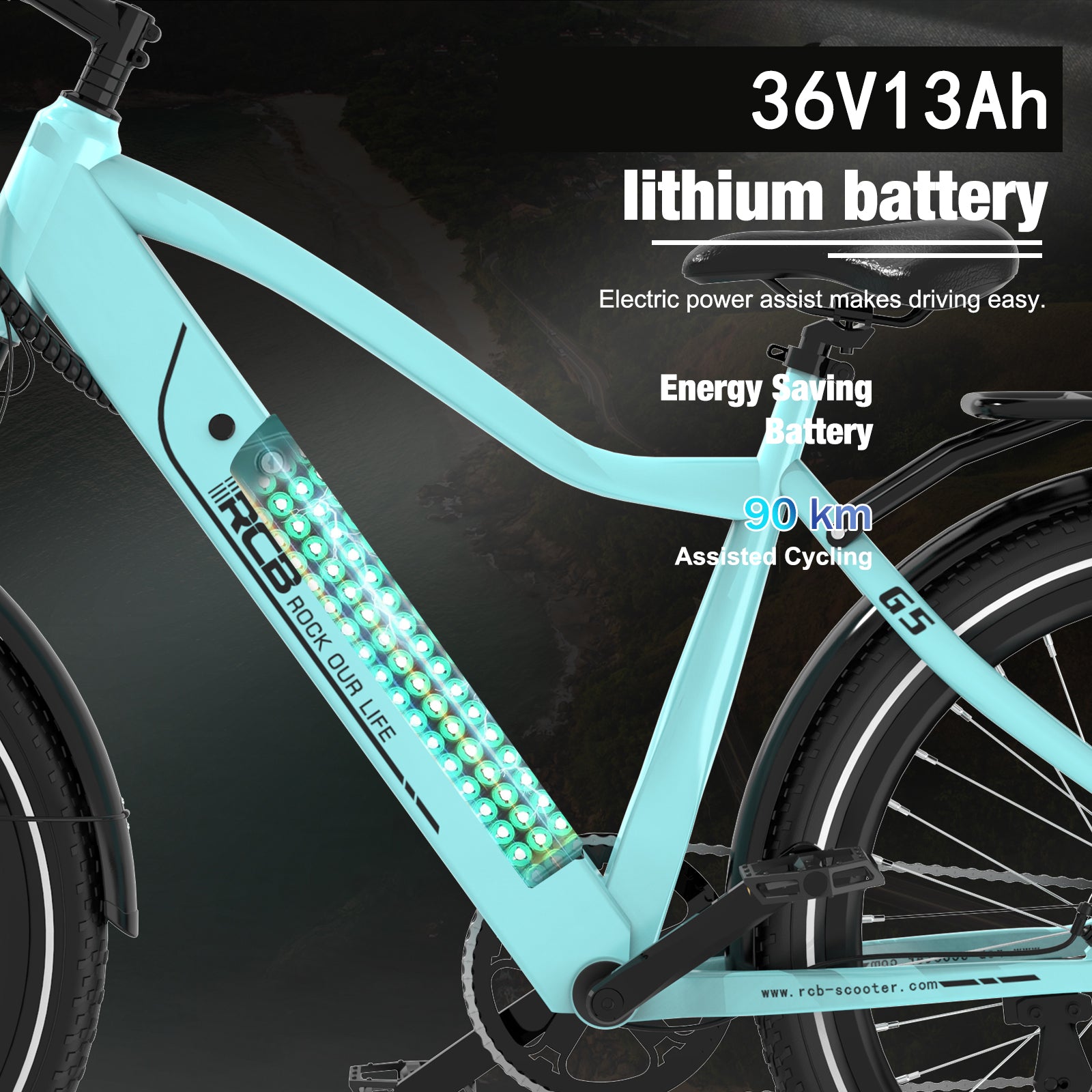 RCB G5 Electric Bike for Adults(RCB APP E BIKE)