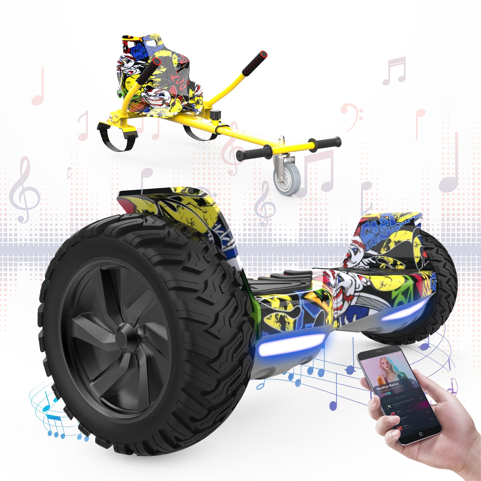 RCB HM6 Hoverboard + KT
