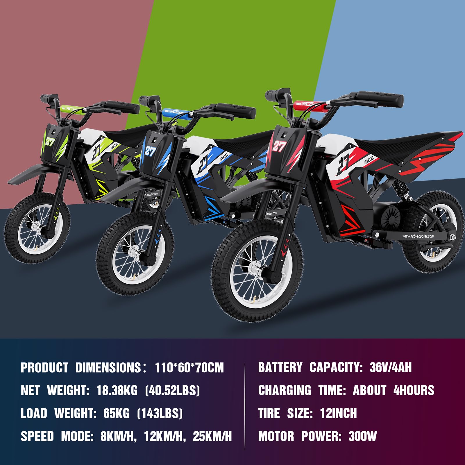 RCB R9X Electric Motocross Dirt Bike（RCB TECH R9X）