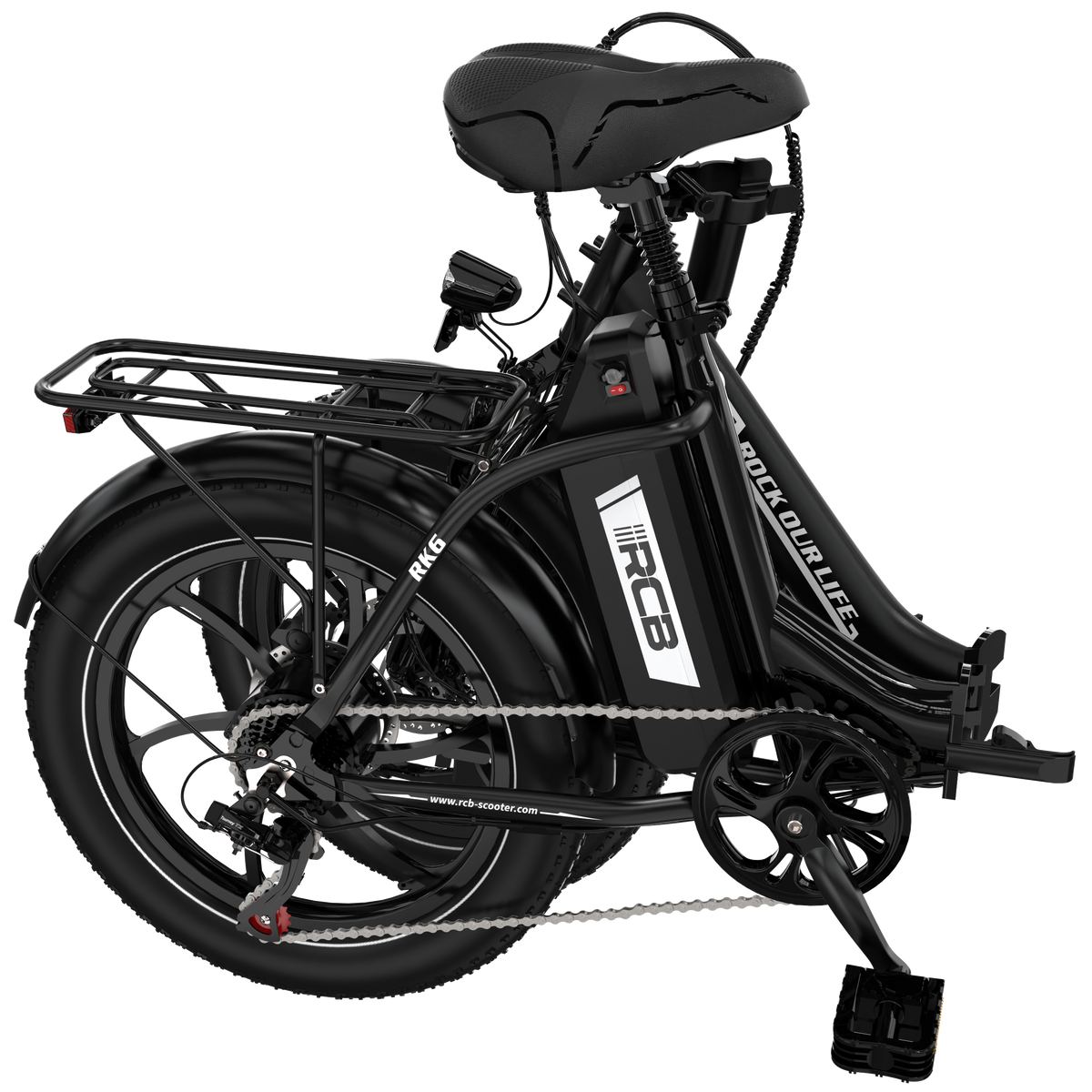RCB RK6 Fat Tire Folding Electric Bicycle(RCB E BIKE)